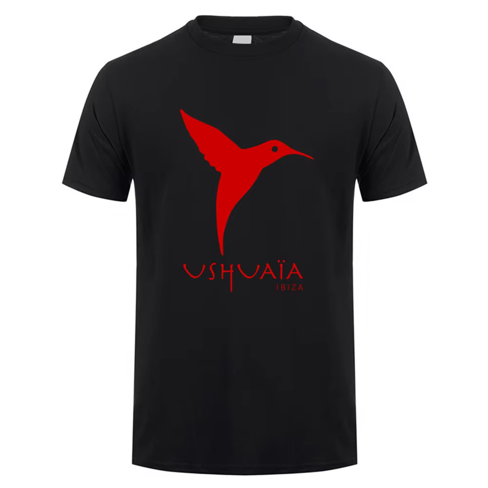 Ushuaia Ibiza t-shirt été hommes coton à manches courtes t-shirts cadeau homme
