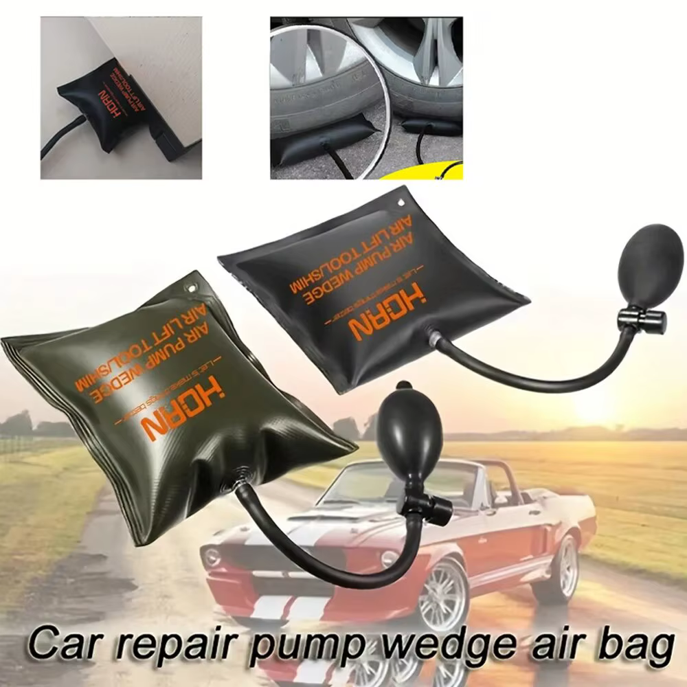 Cales de pompe à air gonflables pour fenêtres de porte, outil de réparation, installation injuste de voiture, 11%