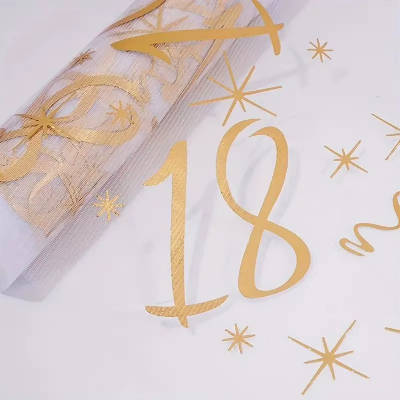 Nappe de Table pour 18e à 90e anniversaire