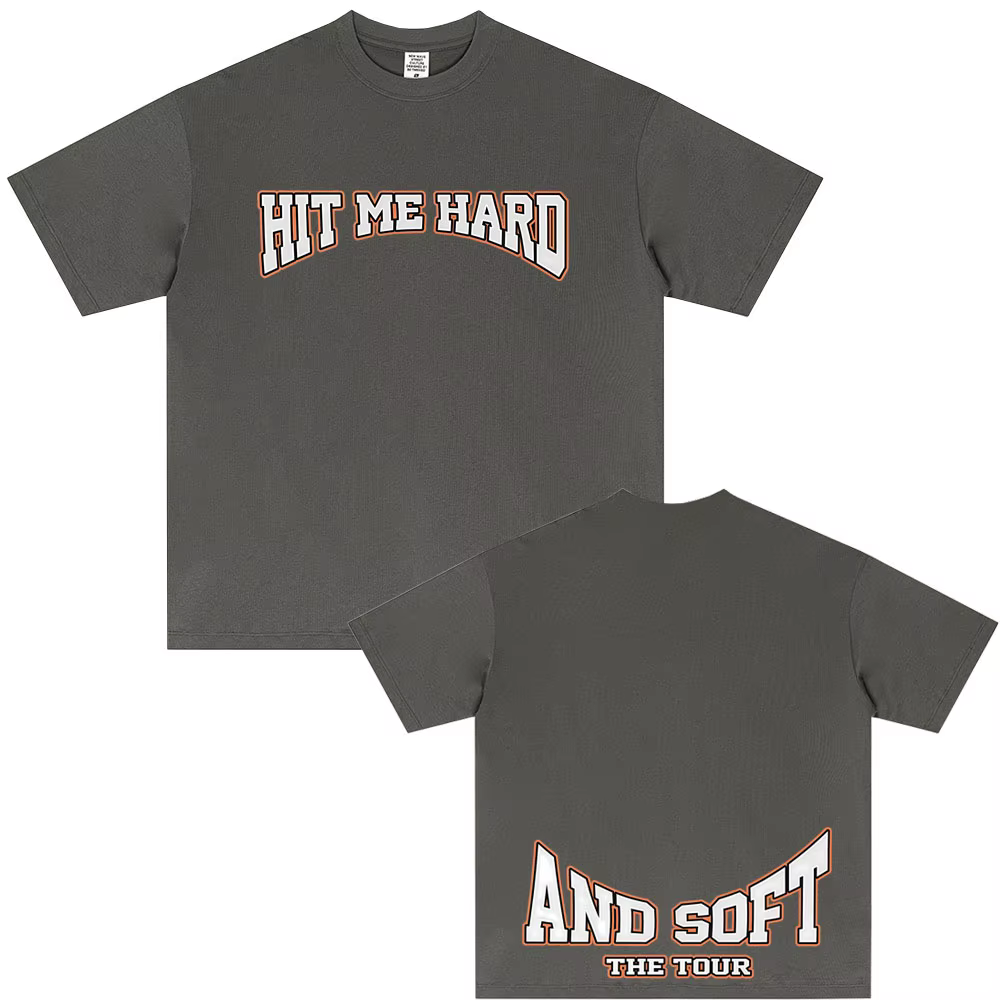 Hit Me dur et doux Tour 2025 offre spéciale Fan T-shirt hommes femmes mode Pop musique T-shirts décontracté