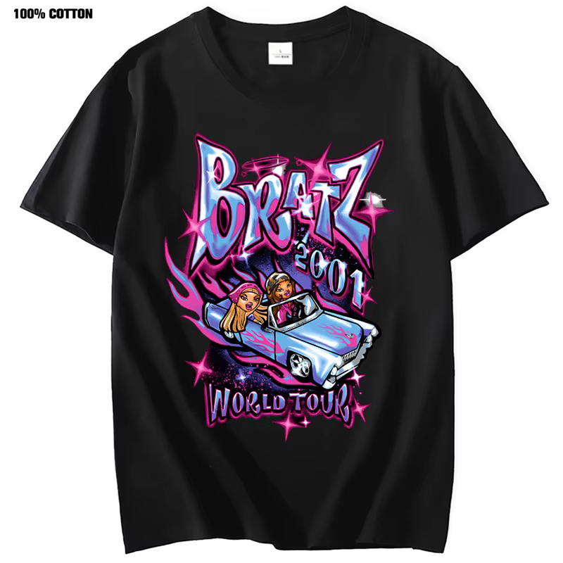 Bratz-T-shirt manches courtes pour femme