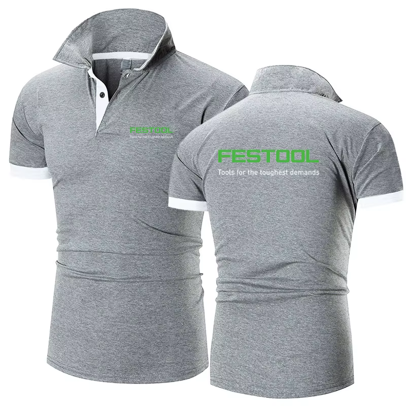 Festool 2025 été nouveau Polo à manches courtes pour hommes