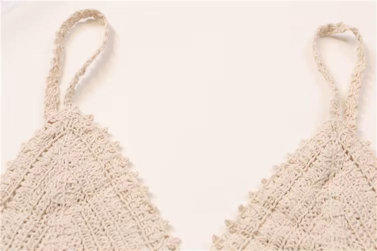 Camisoles et réservoirs en dentelle brodée pour femmes
