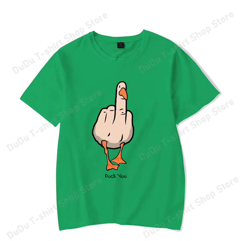 Nouveaux T-shirts imprimés drôles avec motif de canard