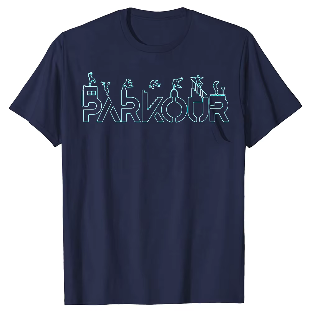 T-shirts de sport Parkour et Freerunning pour hommes et femmes