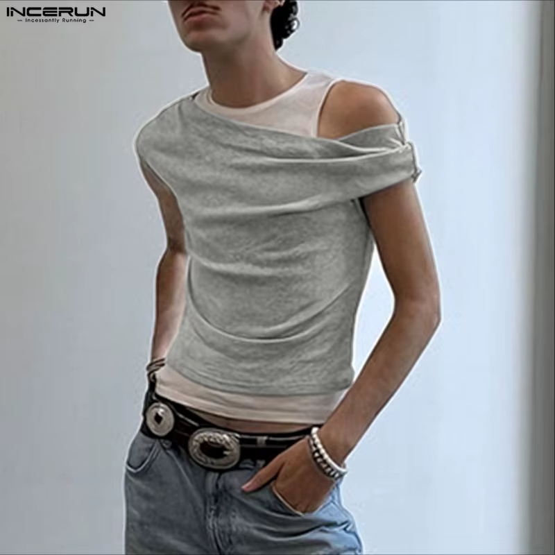 INCERUN Débardeurs Homme Unisexe