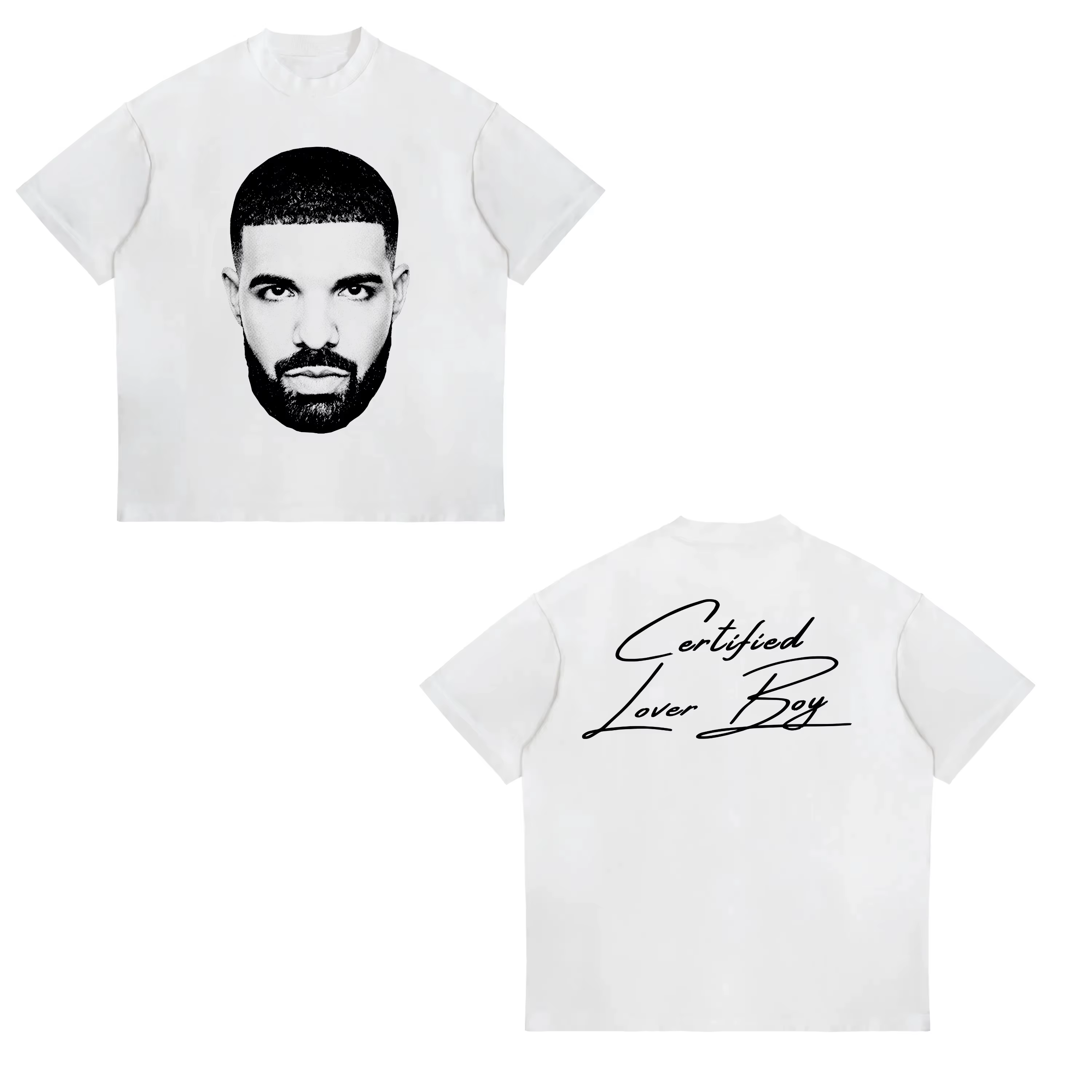 T-shirt vintage imprimé Drizzy Drake