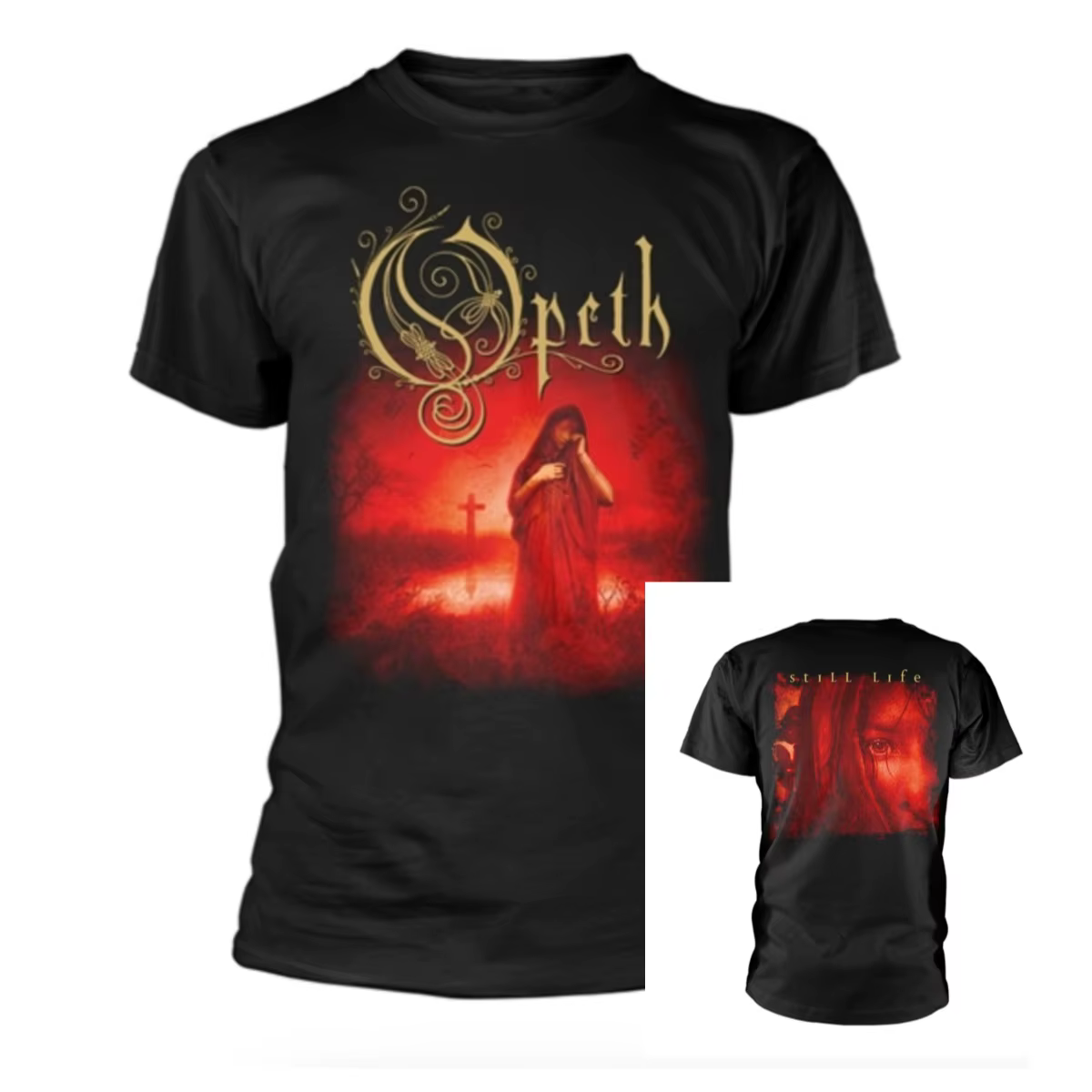 T-Shirt Opeth Haxprocess Band 100% coton
