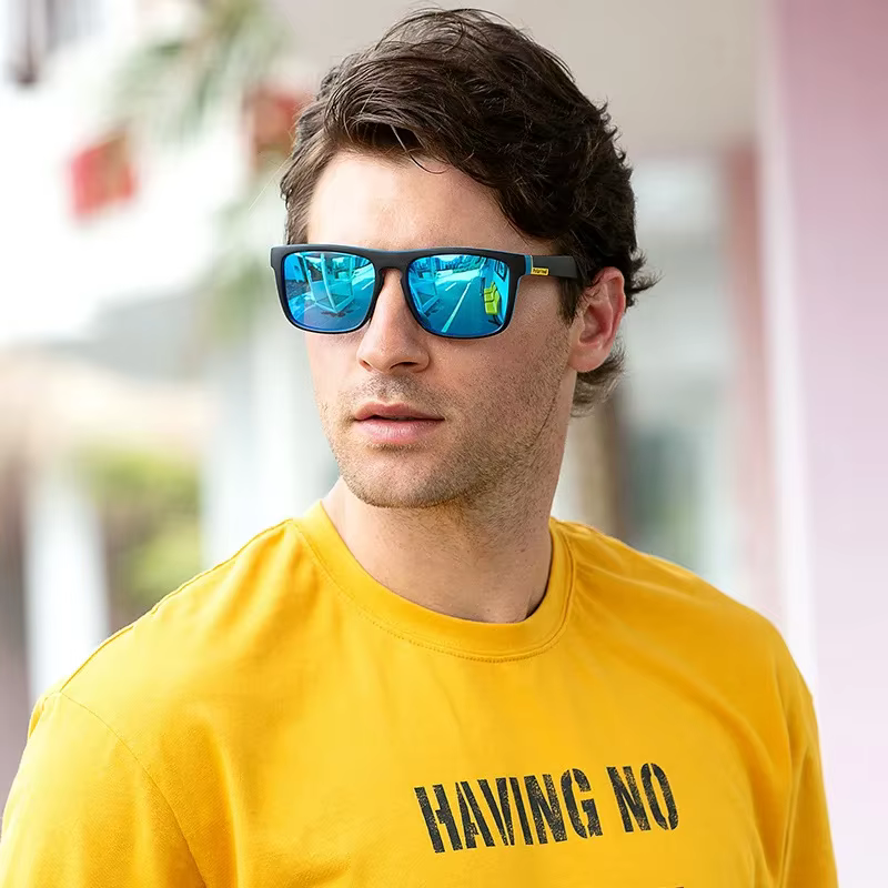 Lunettes de soleil polarisées vintage tendance, lunettes de soleil de luxe rétro pour la conduite et la pêche, lunettes anti-éblouissement