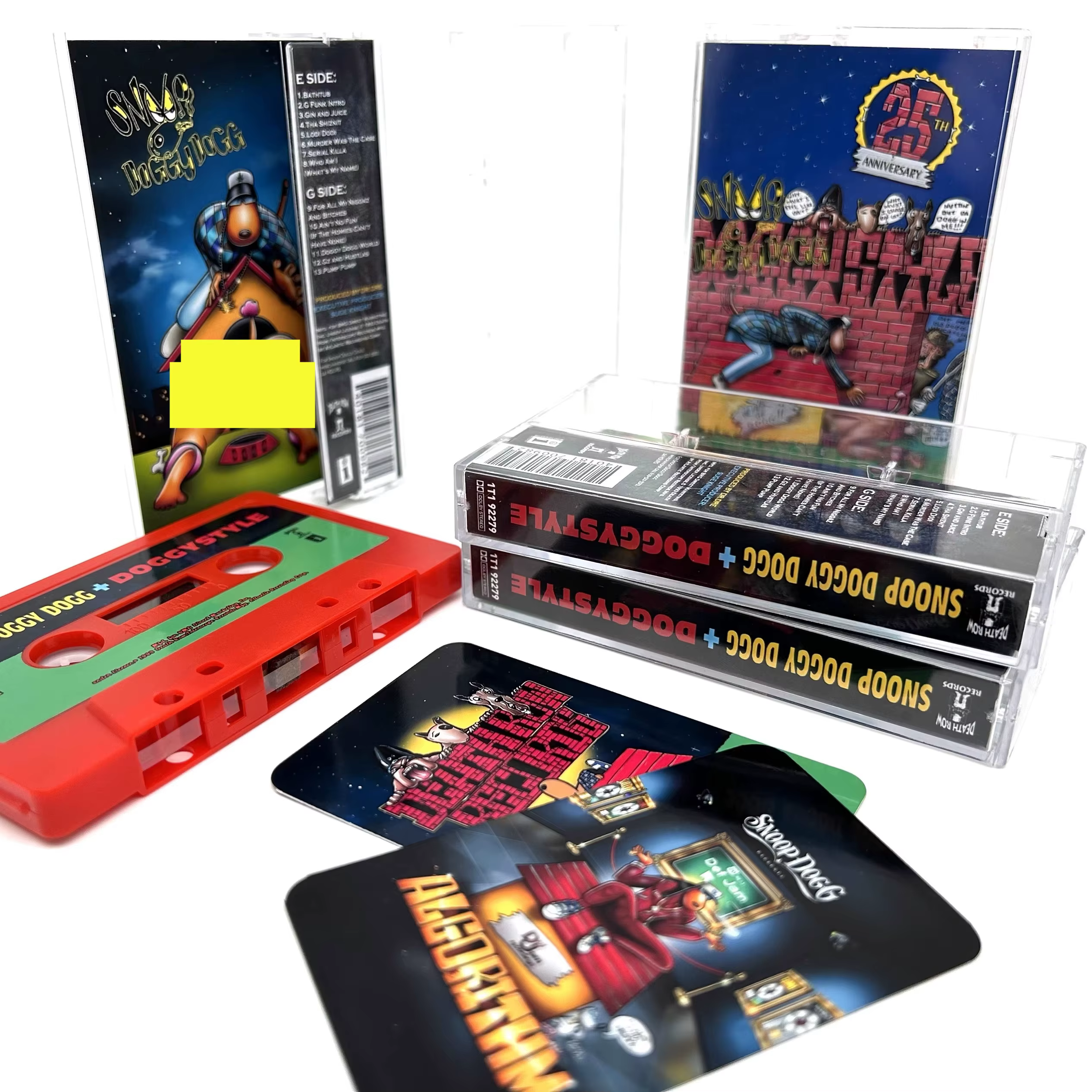 G-Funk Snoop Dogg bande musicale Doggystyle Album Gin et Jus Cassettes Cosplay baladeur voiture enregistreur pistes sonores boîte fête musique