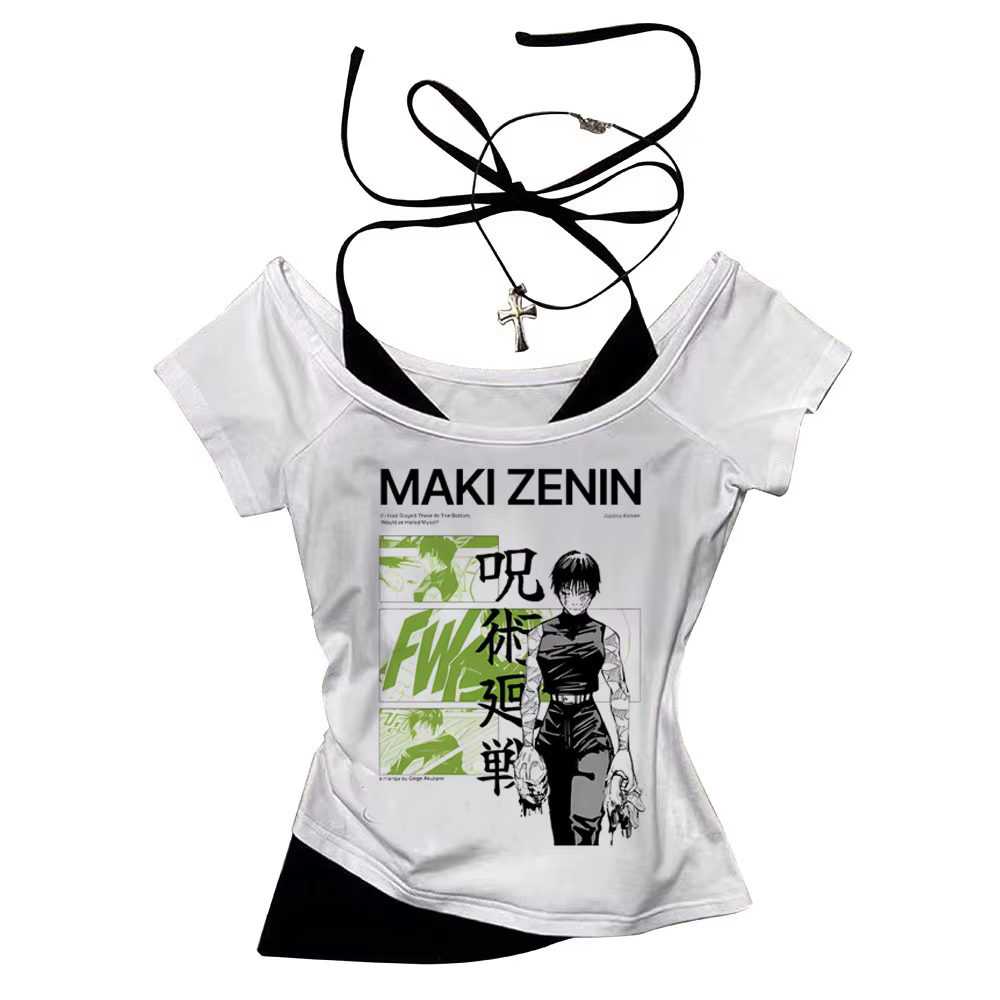 Crop top Maki Zenin, été années 2000