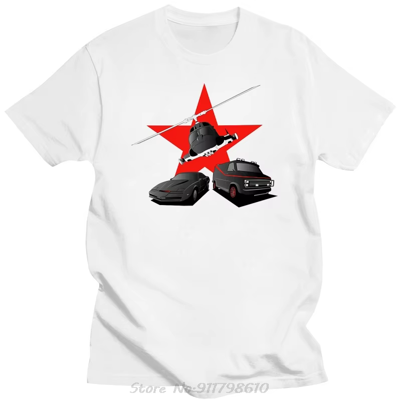 Airwolf-T-Shirt de reconnaissance des années 80 pour homme