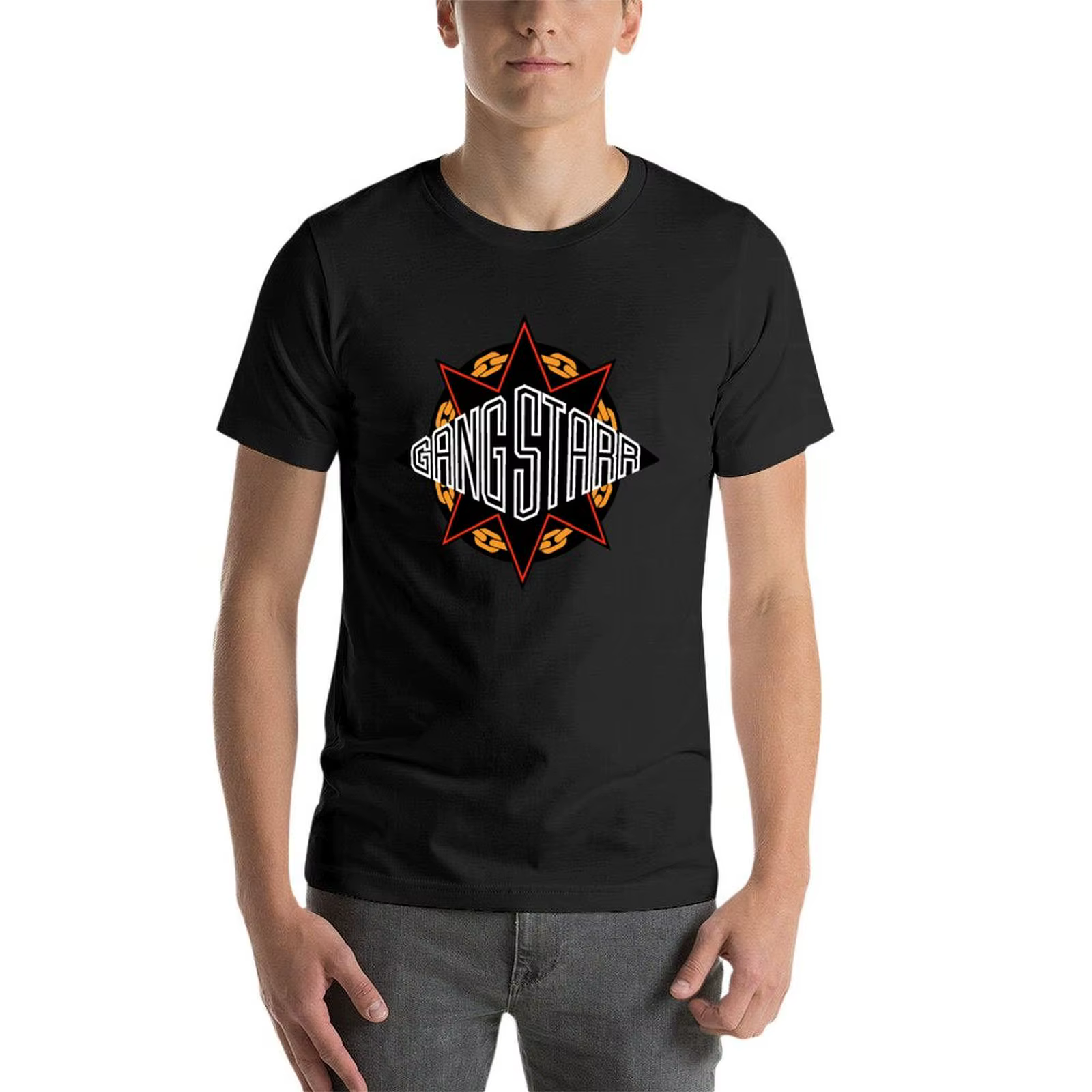 Gangstarr Logo T-Shirt Classique pour Fans de dehors