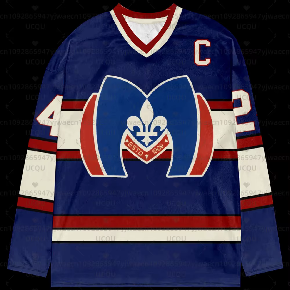 Nouveau maillot de Hockey de rénov chauffé manches longues T-shirt Rozanov HOLLANDER pour hommes et femmes unisexe hauts pulls