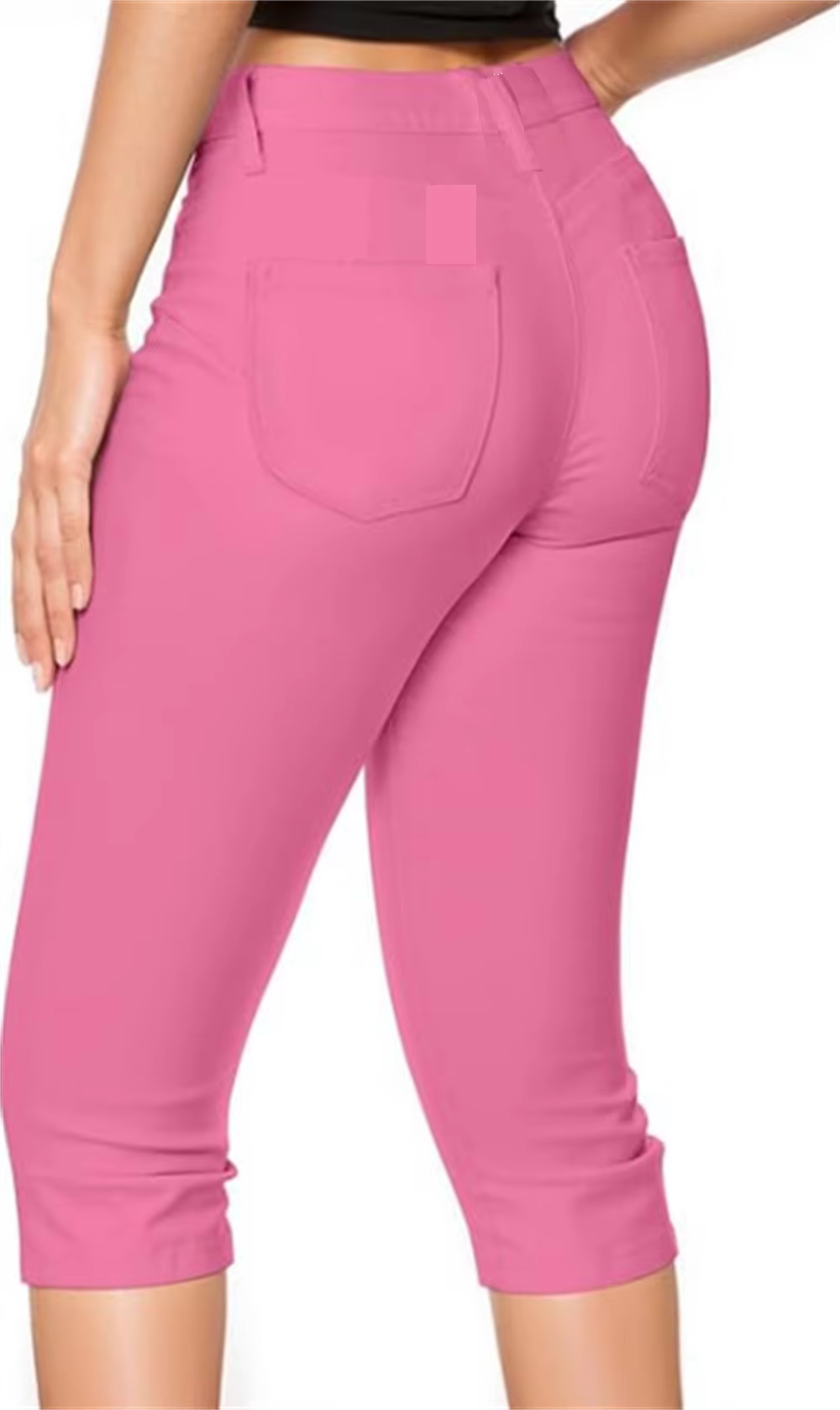 Jean court Capri en Denim pour femmes