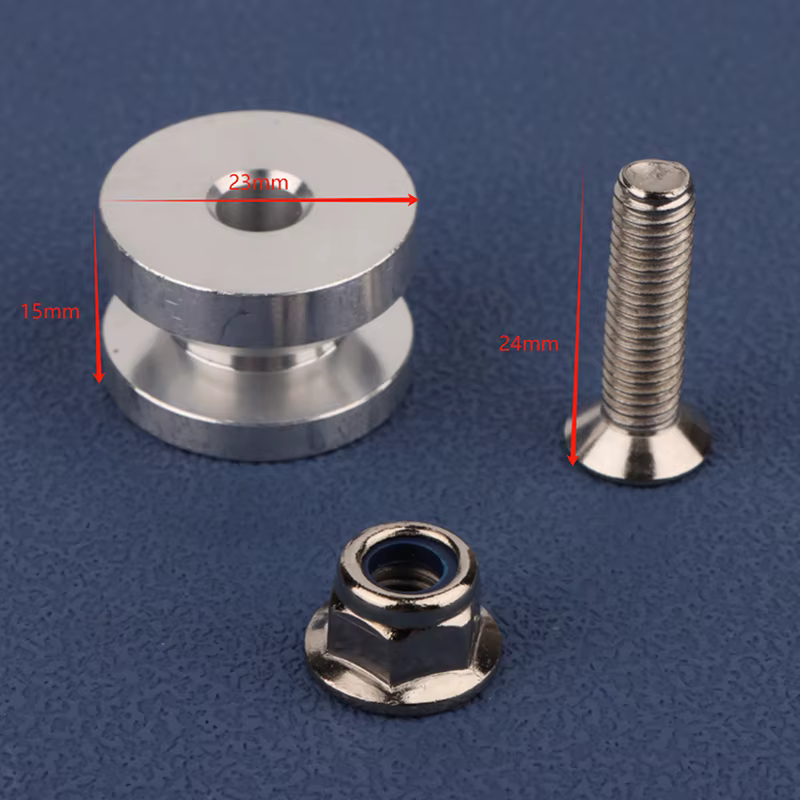 Kit de montage pour top case et sacoches latérales de moto, 4 pièces – Ensemble complet de supports avec plaque de base pour une installation sécurisée des bagages
