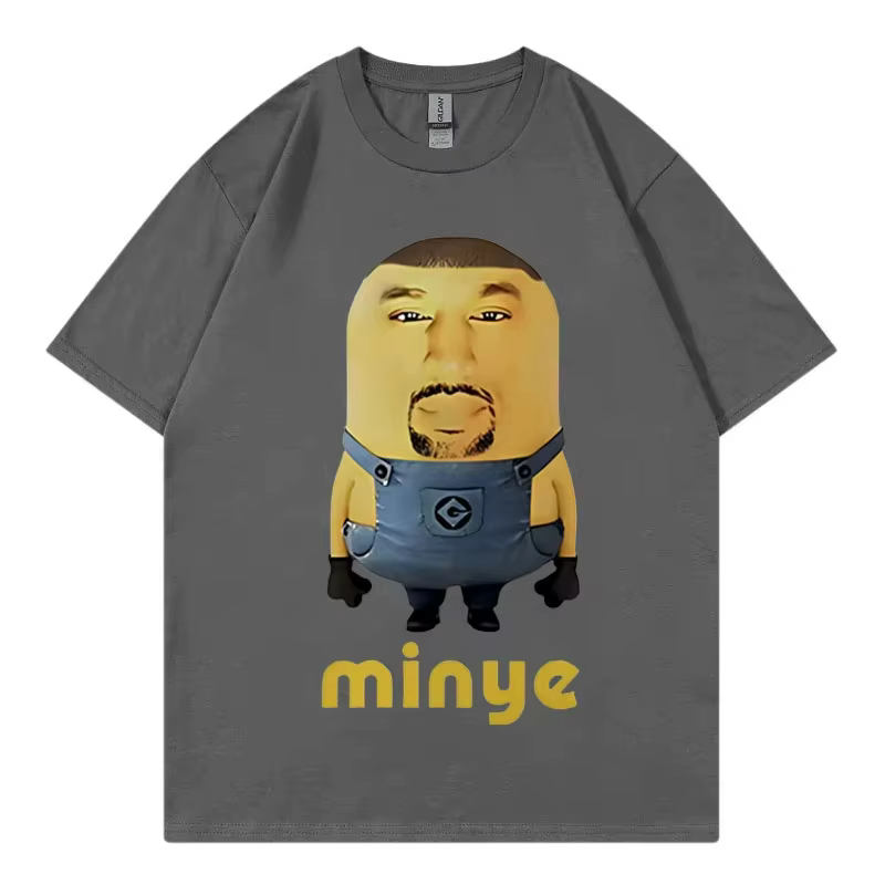 Minye Funny Meme Graphic T-shirts Fashion Hip Hop Clothing T-shirt Hommes et Femmes