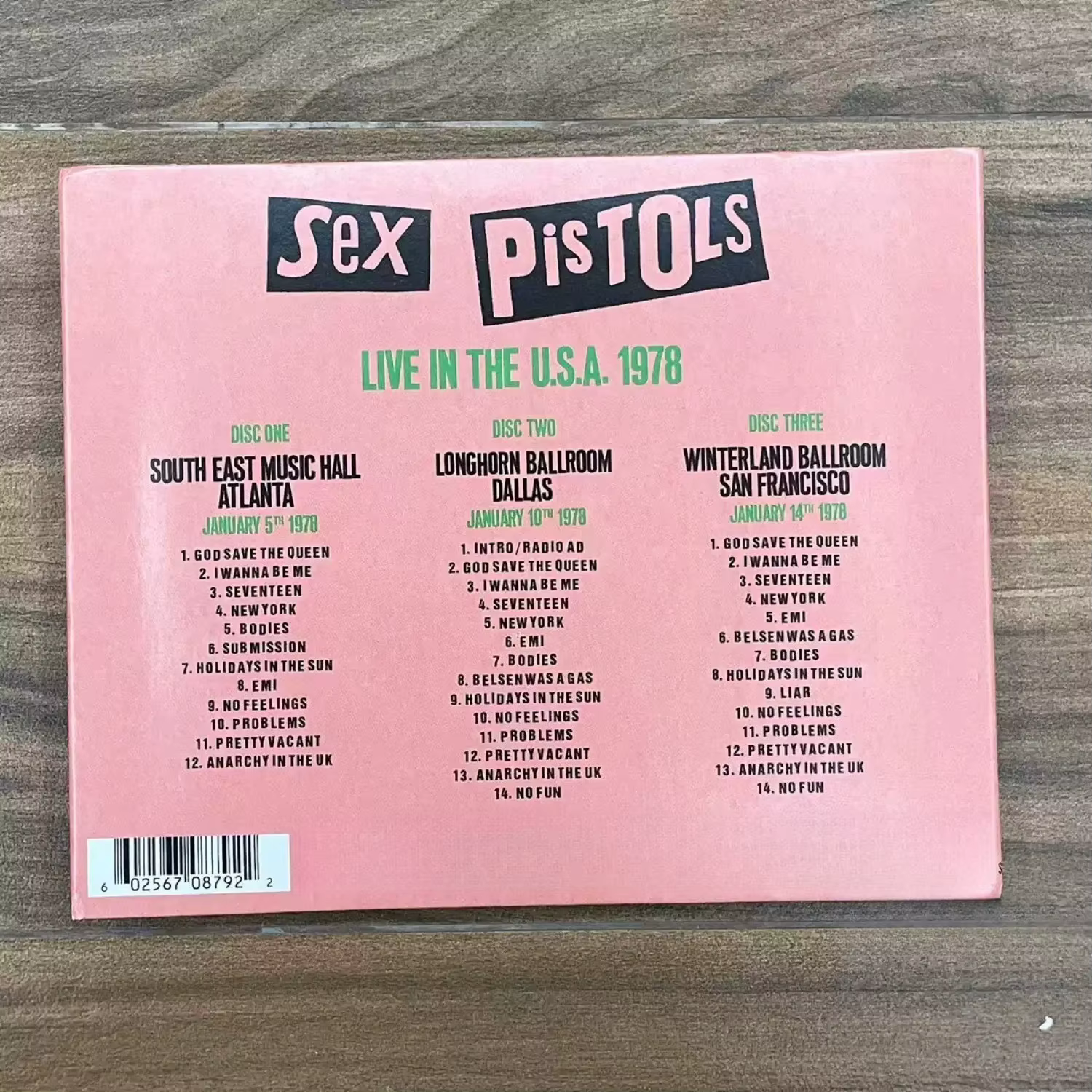 CD de musique punk britannique des années 70