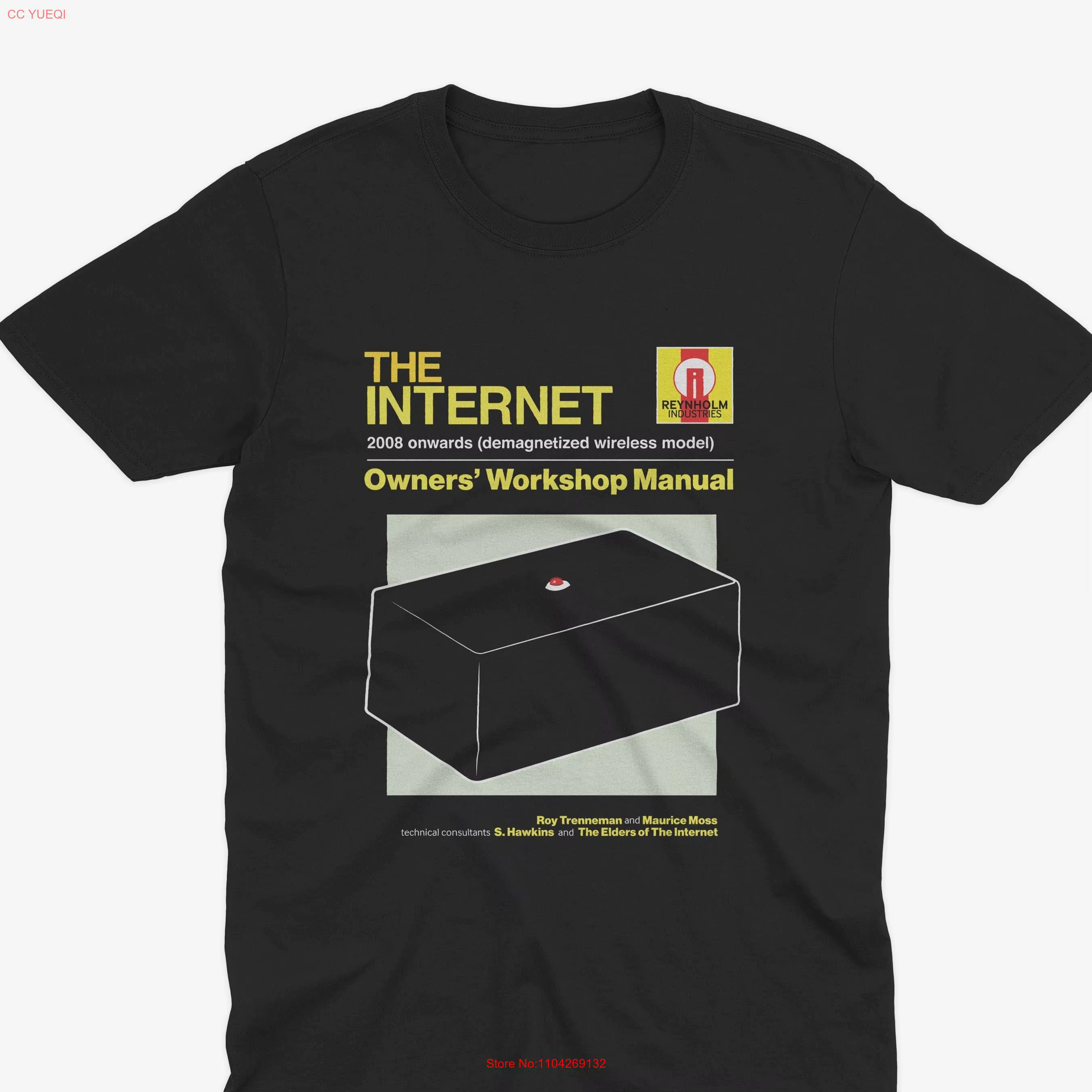 The Internet IT Crowd T Shirt Moss Douglas Reynholm Industries manches longues ou courtes