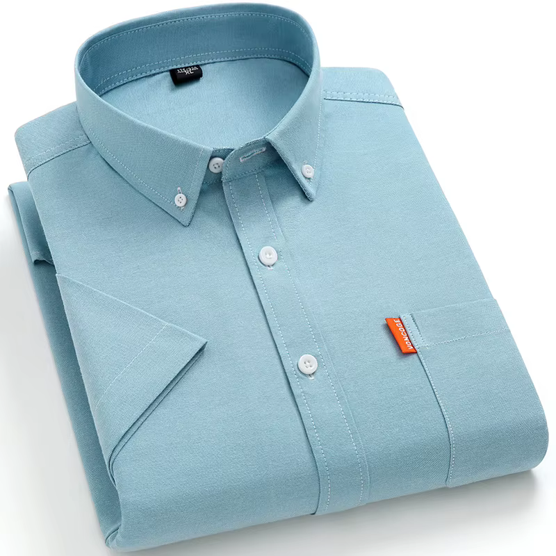 Chemises Oxford 100% coton pour hommes