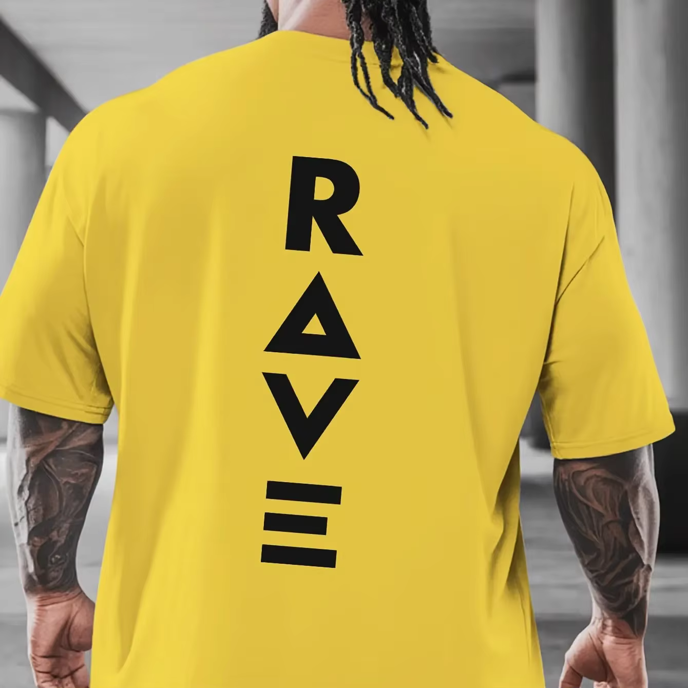 T-shirt minimaliste RAVE pour hommes