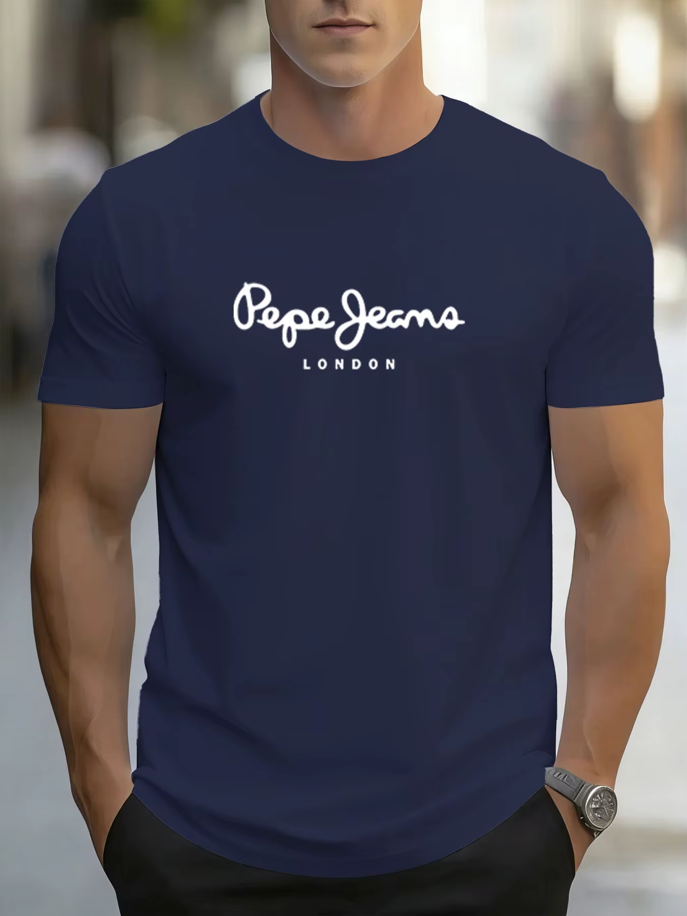 T-Shirt avec Logo Pepe-Jeans-London