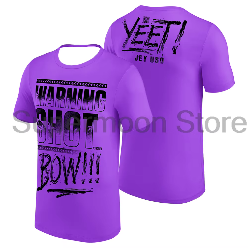 T-shirt Jey Uso Warning Shot à col ras du cou