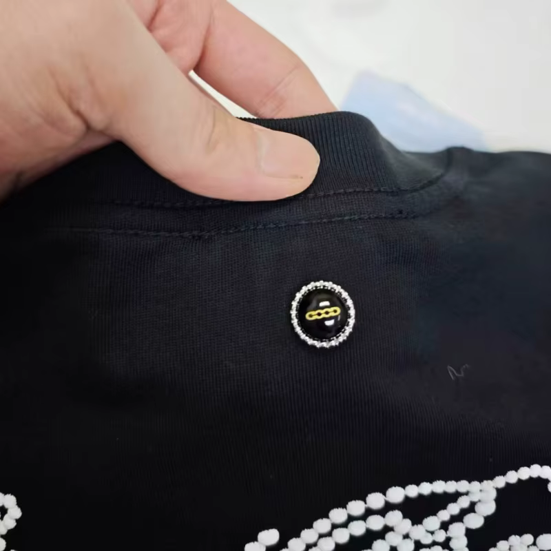 T-shirt GOODBRAND en coton respirant à col rond et manches courtes