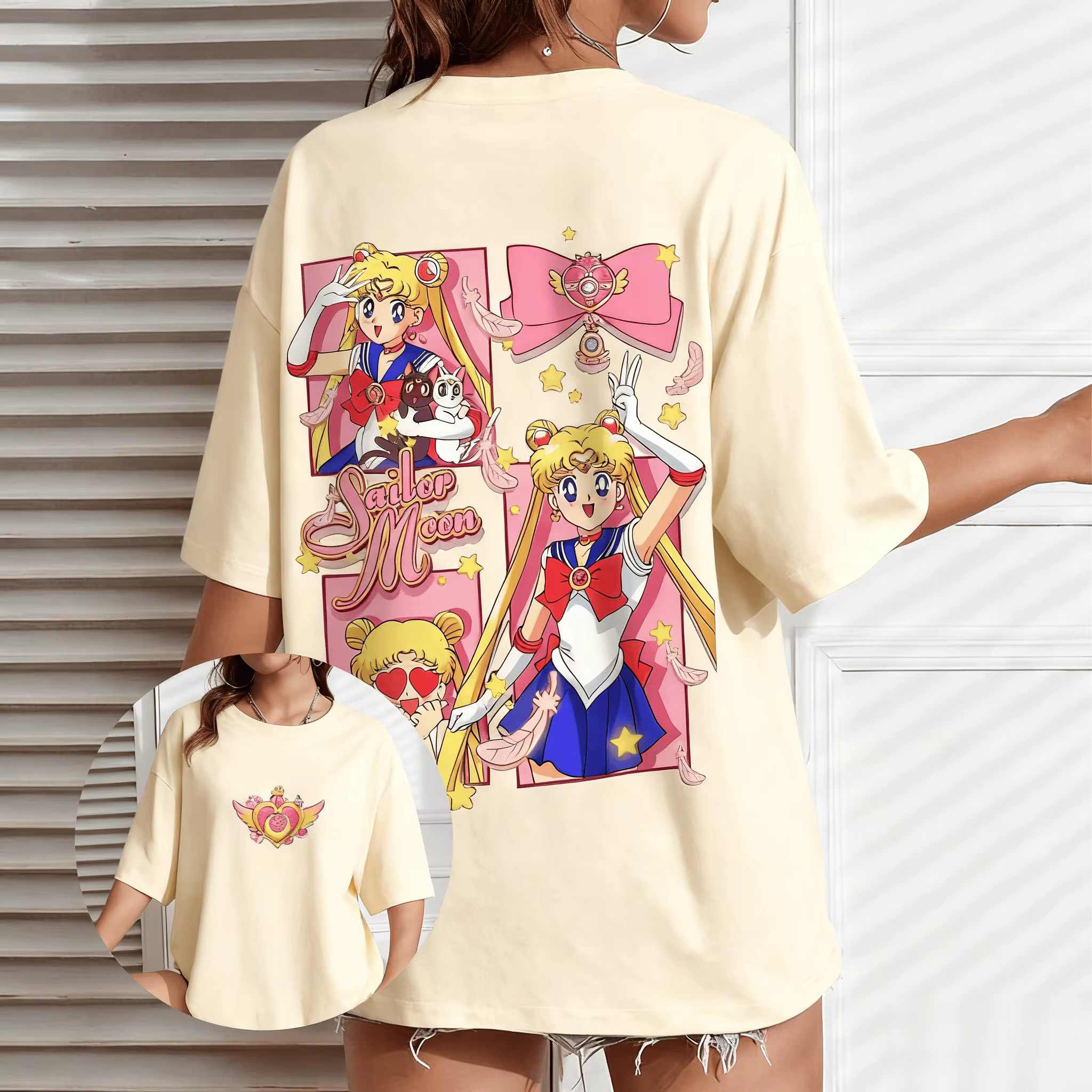 T-shirt Sailor Moon Anime pour homme et femme