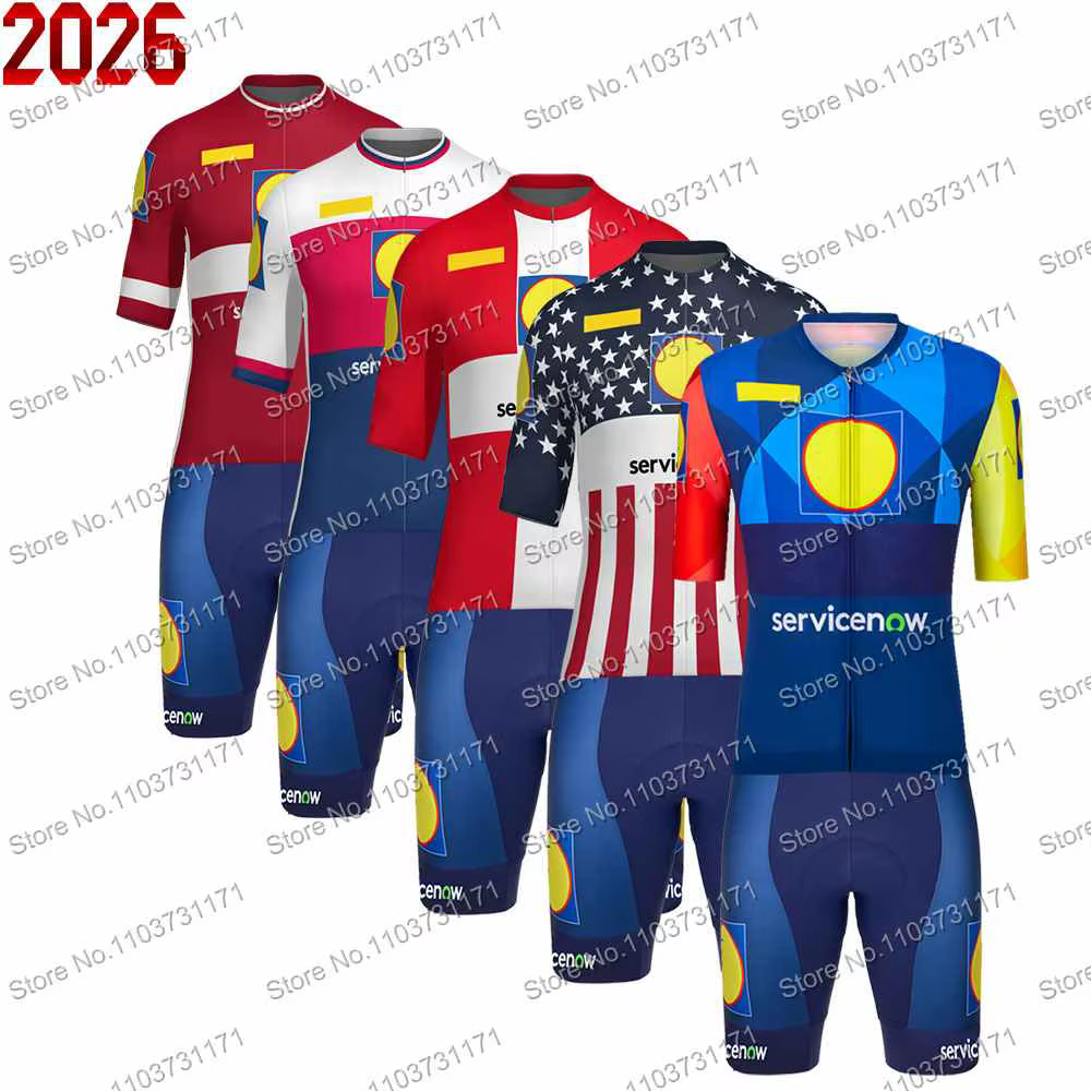 2026 LIDL équipe cyclisme maillot ensemble hommes à manches courtes USA Champion vêtements tchèque Darmake