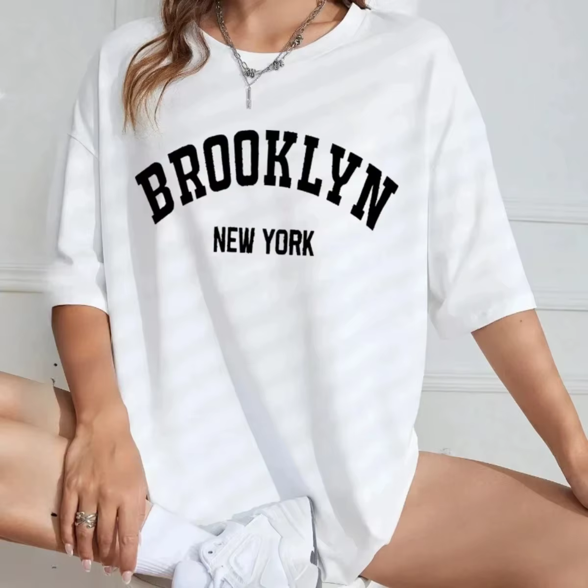 T-shirt pour femme, vêtements de rue décontractés
