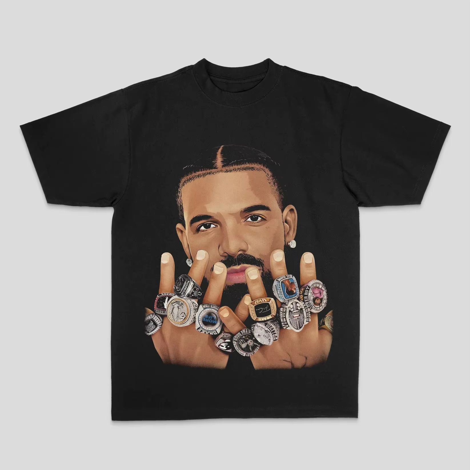 T-shirt Y2K Sportif Décontracté Homme Femme Couple Style Hip-hop et Rap Drake Duck Rock Européen et Américain 2026