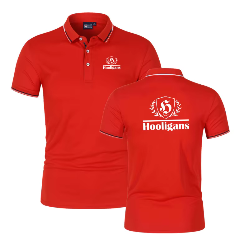 Polo décontracté uni à manches courtes pour homme 2026 – T-shirt d'été tendance