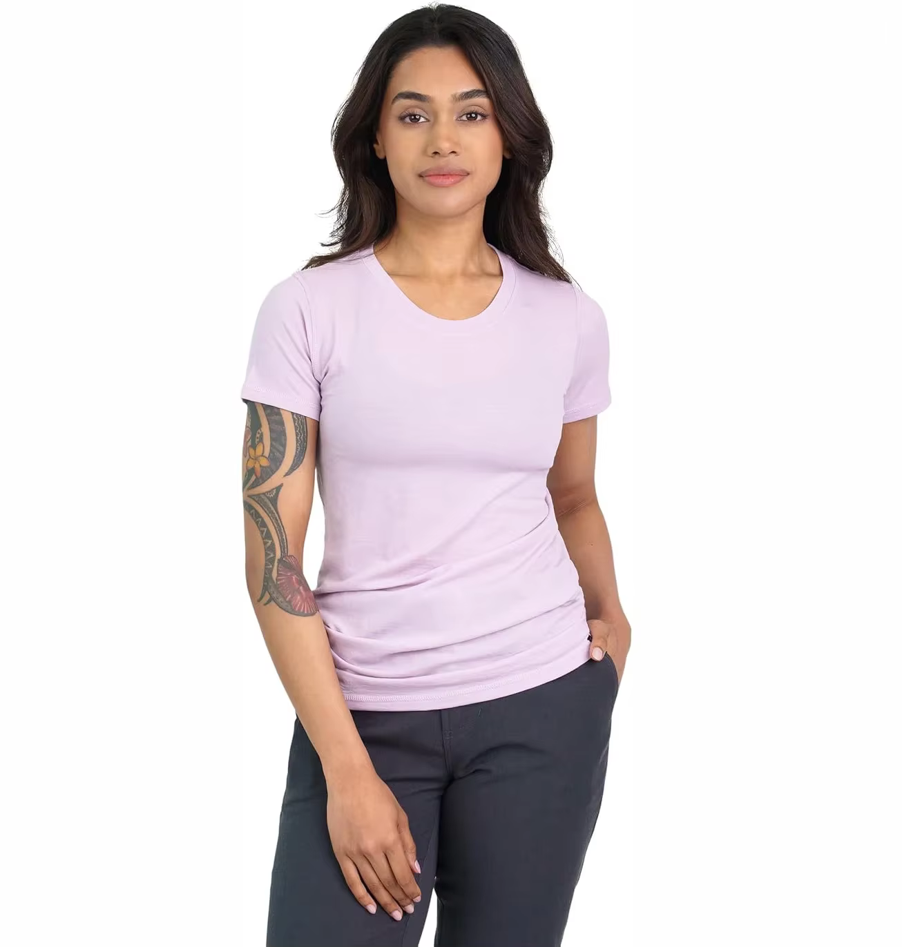 T-shirt 100% laine mérinos pour femmes