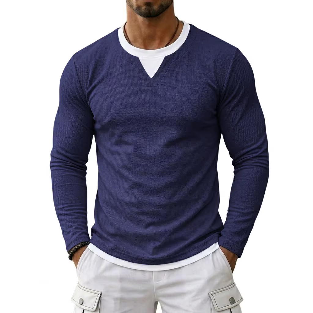 T-shirts de luxe à manches longues pour hommes – Marques décontractées