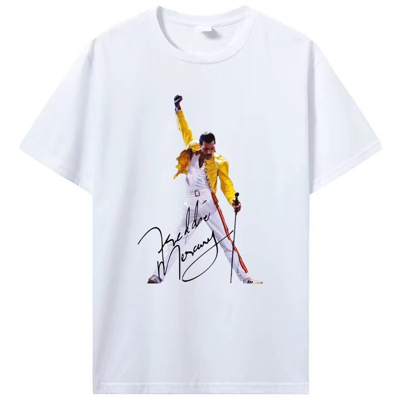Freddie Mercury T-shirt surdimensionné à manches courtes