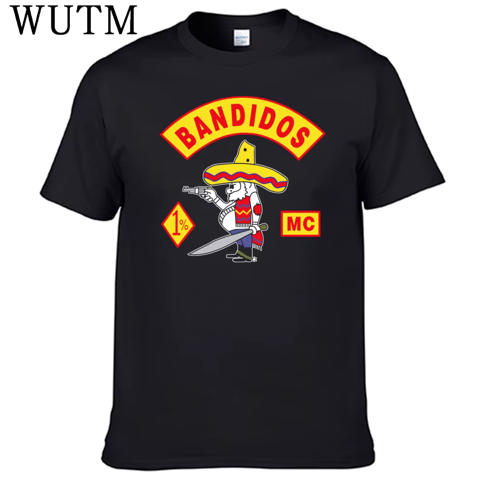 Bandidos Mc t-shirt 100% coton pour hommes, chemise