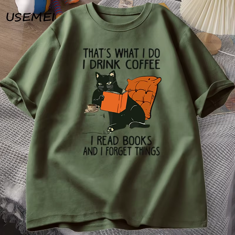 T-shirt chat mignon pour femmes et hommes