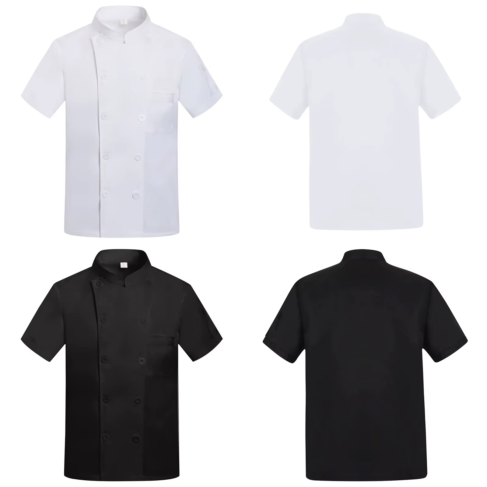 Restauration cuisine chemise blanche Restaurant cuisine Chef T-Shirt boulanger travail uniforme serveur hôtel vêtements cuisinier veste café salopette