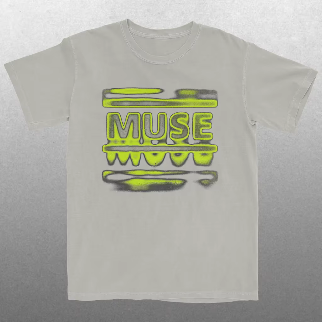 Nouvel album de la groupe Muse 2026. T-shirt en coton pour homme