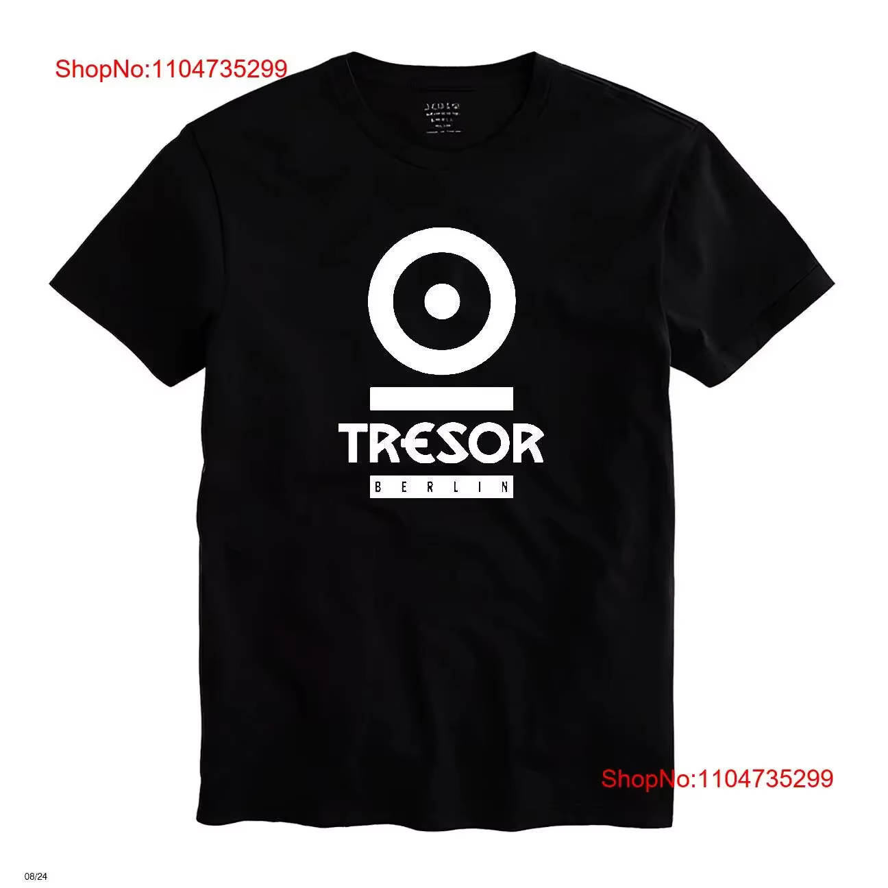 T-shirt Tresor Berlin hommes noir taille S 5XL vintage lavé graphique respirant vêtements de créateur de mode streetwear confortable