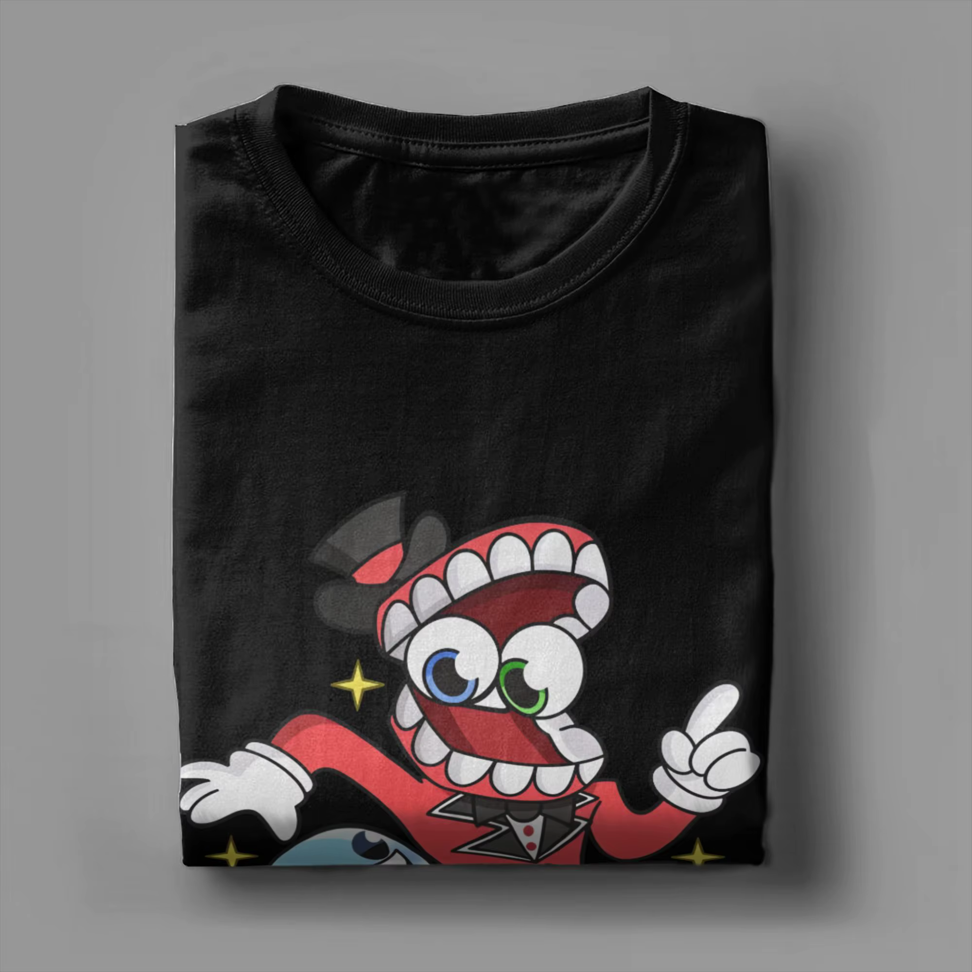 Caine Cartoon Digitals Circus T-shirts pour hommes 100% coton