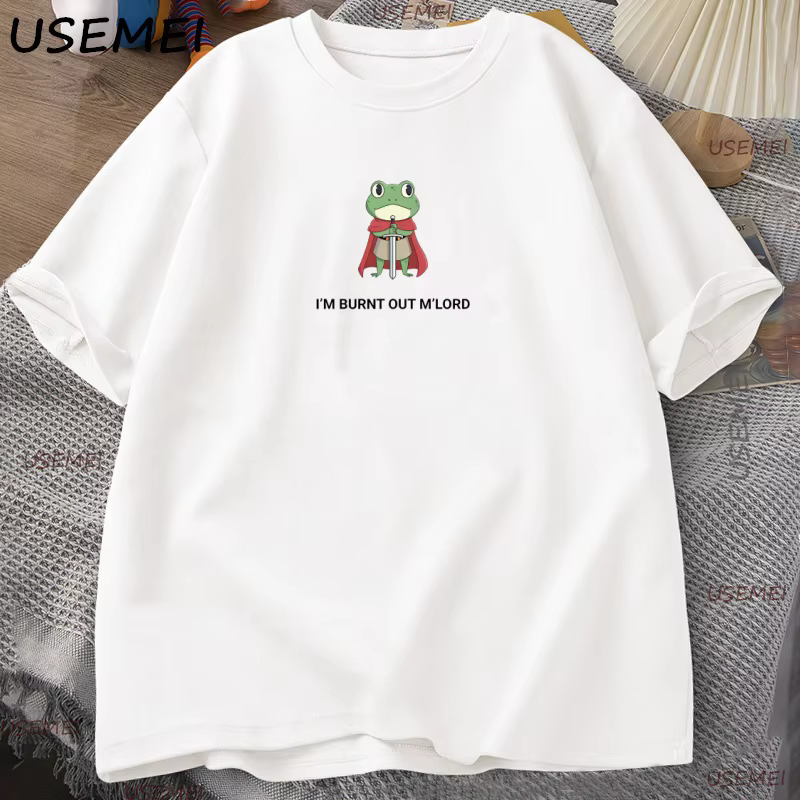 Burnt Out Knight Frog T-Shirt drôle DnD graphique