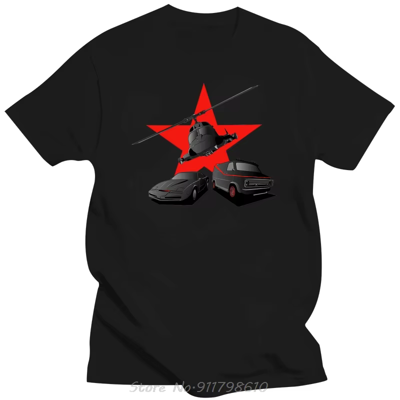 Airwolf-T-Shirt de reconnaissance des années 80 pour homme