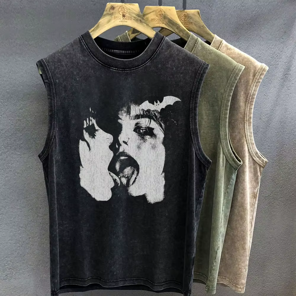 T-shirt gothique pour hommes et femmes