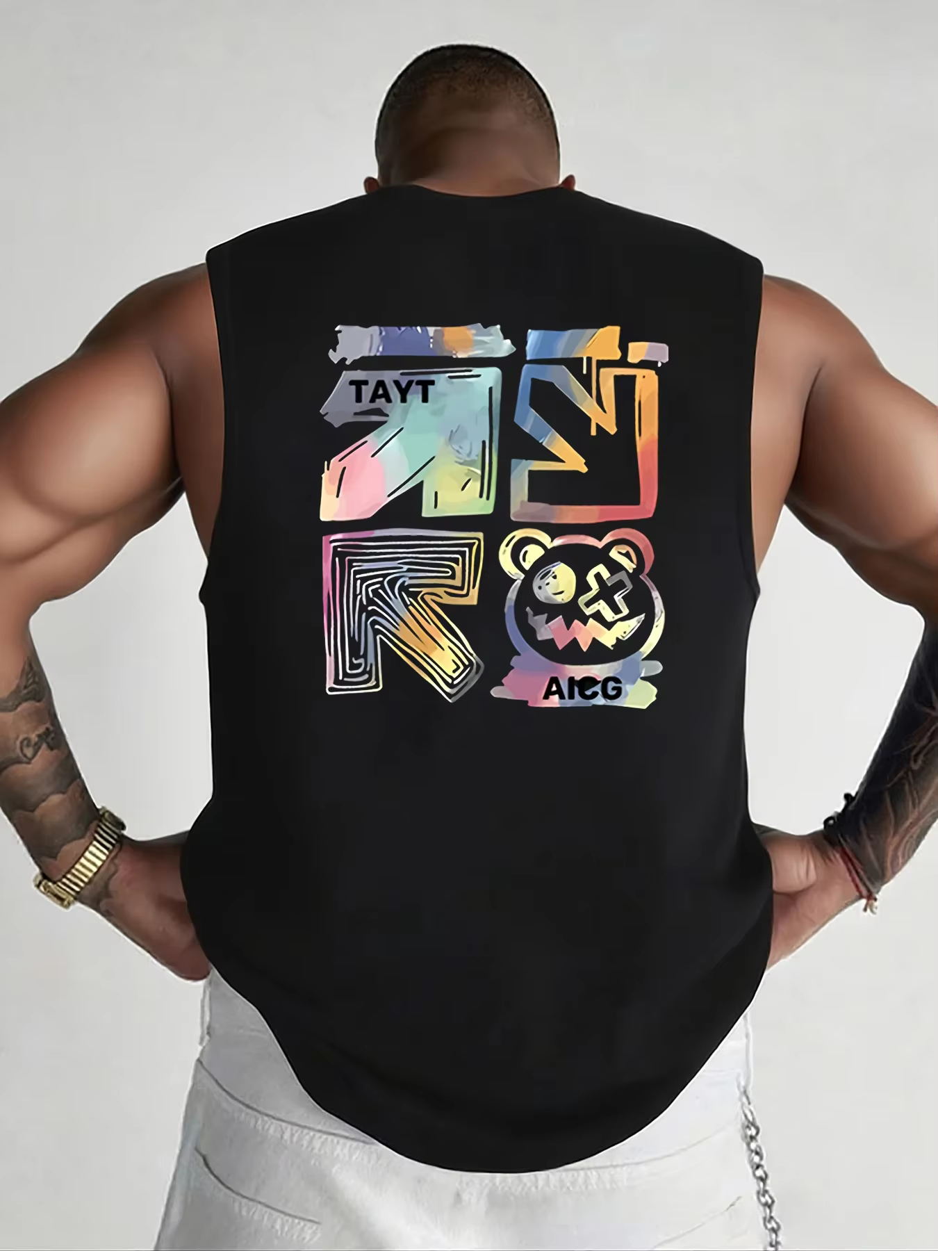 Débardeur sans manches pour homme 100% coton pur