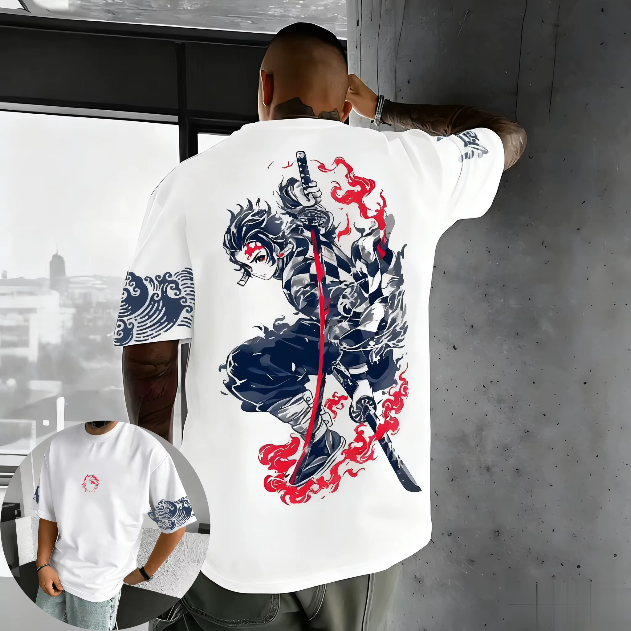 Nouveau T-shirt graphique Demon Slayer 2026 pour homme et femme