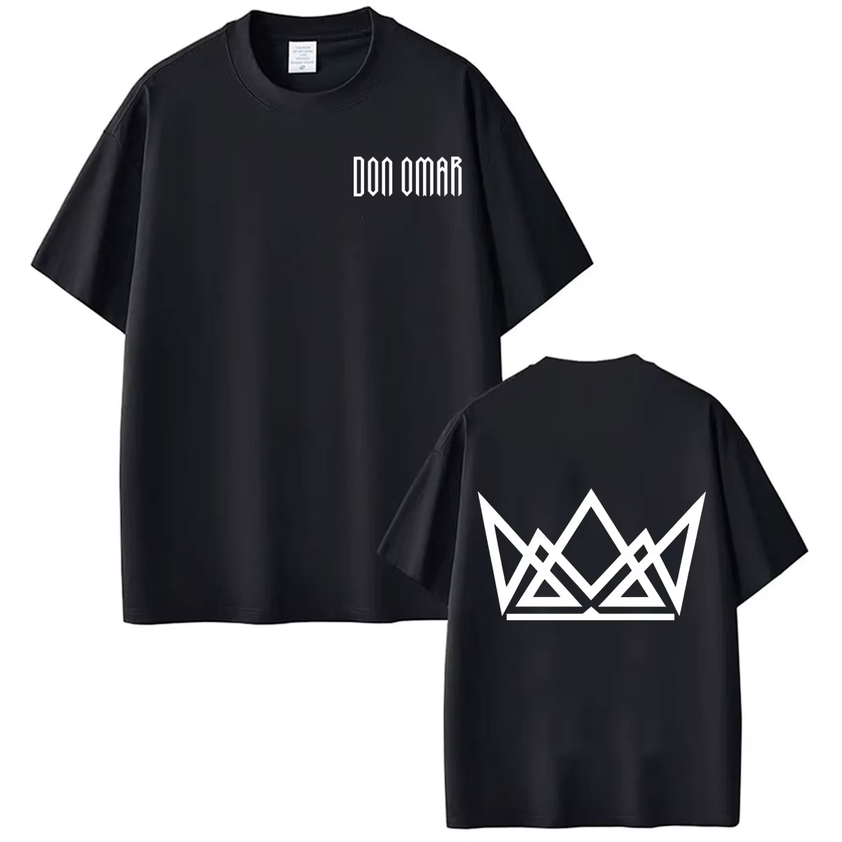 T-shirt imprimé Rapper Don Omar The Last King Tour 2026 pour hommes et femmes