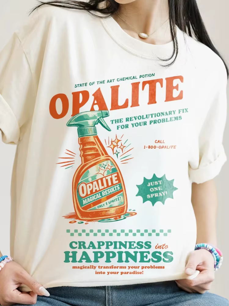 T-shirts graphiques Opalite Spray Bottle pour femmes