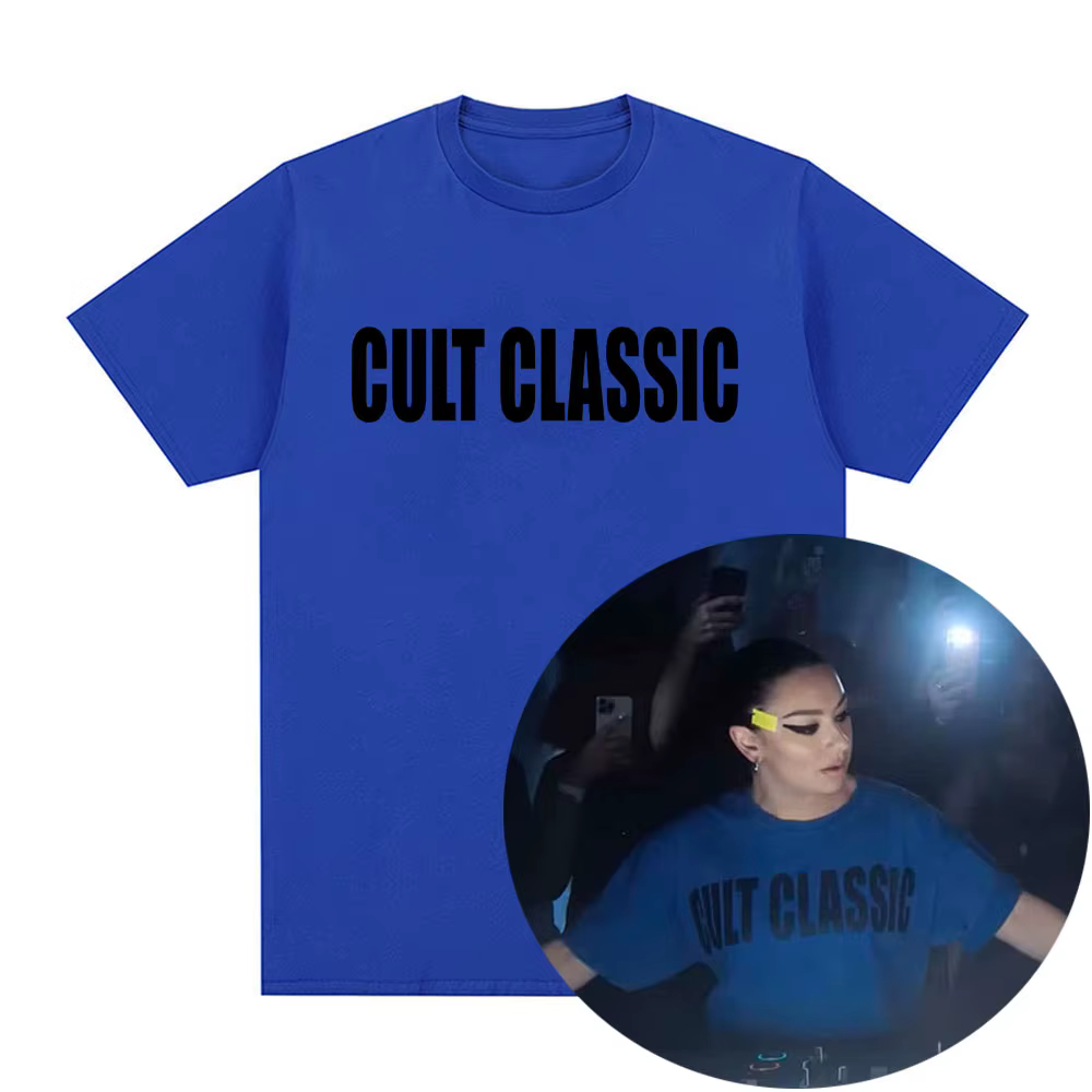 Charli Xcx avec invité spécial Shygirl t-shirts Brat culte Album classique hommes femmes mode Harajuku T-shirt coton